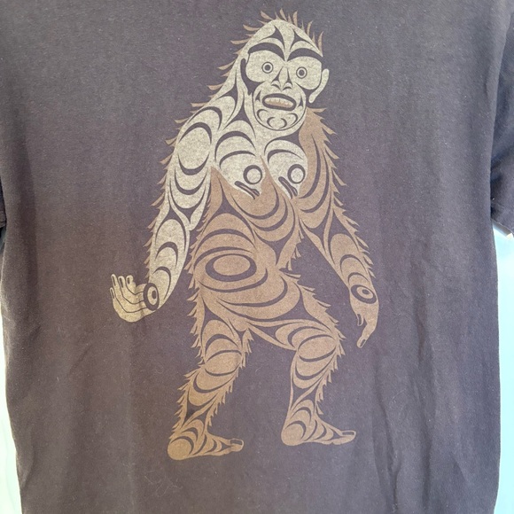 NATIVE APPAREL SASQUATCH t-shirt; unisex size medium 100% cotton - Picture 3 of 5
